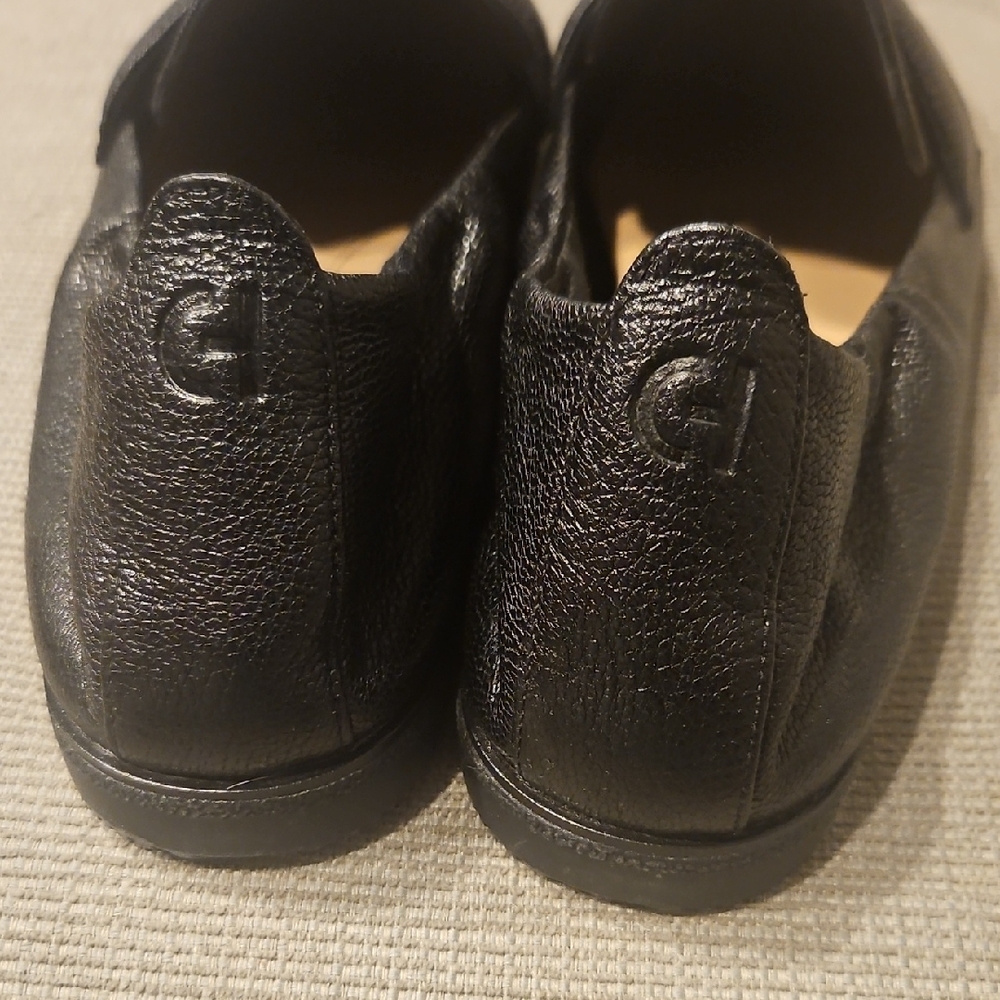Cole Haan Women's Black Leather Loafers - Picture 2 of 3